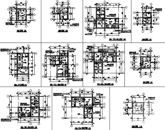 城市核心区高层住宅小区7号楼建筑施工CAD图纸(节能设计) - 4