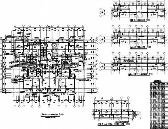 城市核心区高层住宅小区2号楼建筑施工CAD图纸(节能设计) - 3
