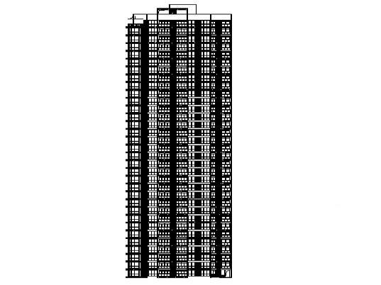 城市核心区33层框架剪力墙结构住宅小区3号楼建筑施工CAD图纸(节能设计) - 5