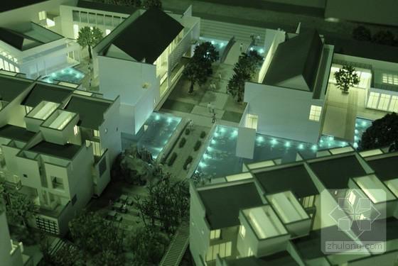 4层知名院区小别墅建筑群规划建筑方案初设CAD图纸（模型照片、1212户） - 4