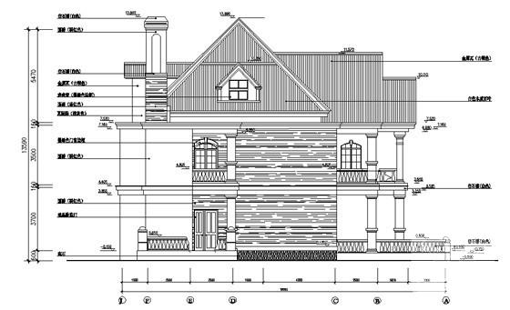 3层独立别墅建筑设计规划方案（砌体结构） - 1