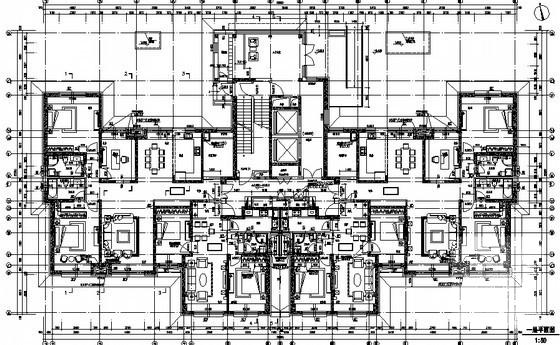 37层超高层剪力墙结构住宅楼建筑施工CAD图纸 - 1