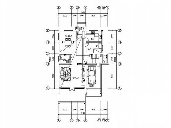 山庄3层别墅建筑方案设计CAD图纸 - 1