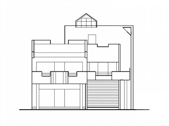 山庄3层别墅建筑方案设计CAD图纸 - 4