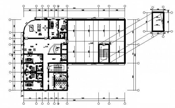 5层酒店产权式公寓建筑方案设计CAD图纸（课程设计、砌体结构） - 2
