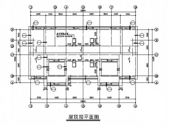 框混结构村民3层住宅楼通用建筑施工CAD图纸 - 3