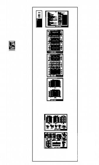 生活配套区7层宿舍楼建筑施工CAD图纸（A型） - 4