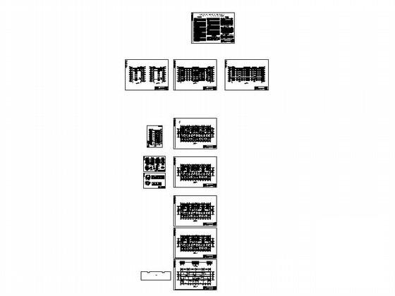 安置小区6层住宅楼建筑CAD施工图纸 - 4