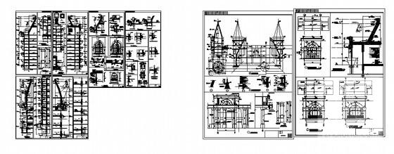 剪力墙结构欧式现代小区26层住宅楼建筑施工CAD图纸 - 2