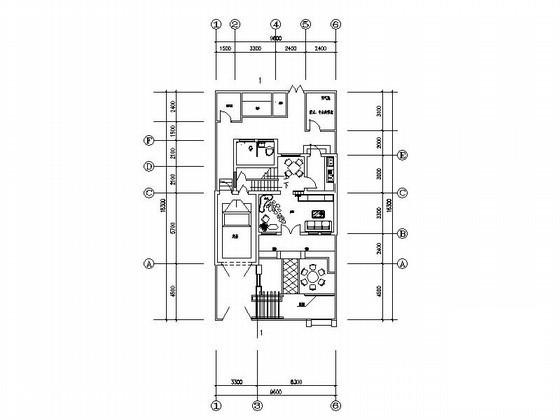 新中式风格2层新农村住宅楼建筑方案设计CAD图纸 - 2