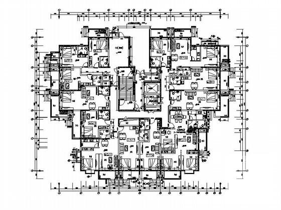 23层公寓建筑设计CAD施工图纸 - 3