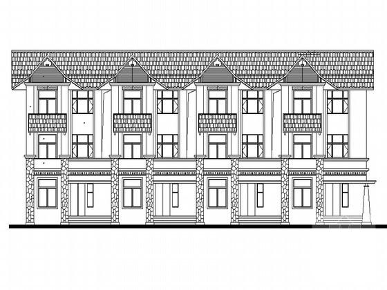 山庄别墅C区CL-C型建筑设计CAD图纸（初设图纸） - 1