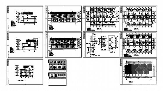 山庄别墅C区CL-C型建筑设计CAD图纸（初设图纸） - 2
