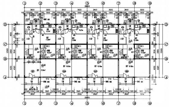 山庄别墅C区CL-C型建筑设计CAD图纸（初设图纸） - 4