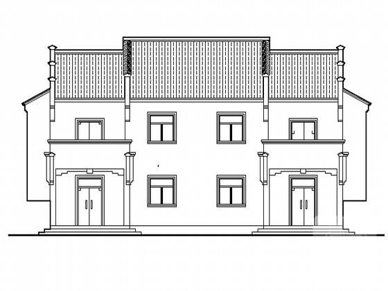 2层农村小康住宅楼建筑设计CAD图纸（带效果图纸） - 2