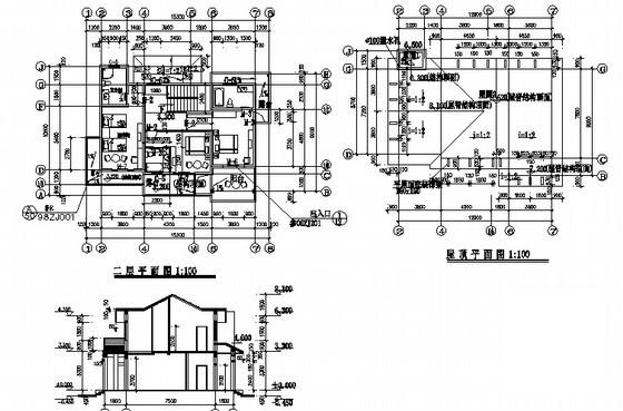 简单实用的2层欧式别墅建筑CAD图纸（效果图纸） - 2