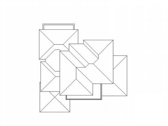 港湾别墅区3层别墅建筑设计CAD图纸图纸（2套） - 2