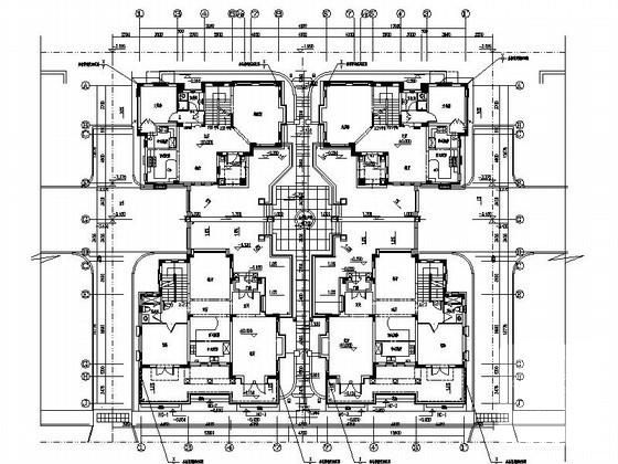 湖别墅区2层西班牙式独栋别墅建筑施工CAD图纸（欧陆风格） - 3