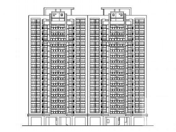 16层塔式住宅楼建筑CAD图纸 - 3