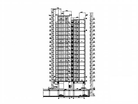 16层塔式住宅楼建筑CAD图纸 - 4