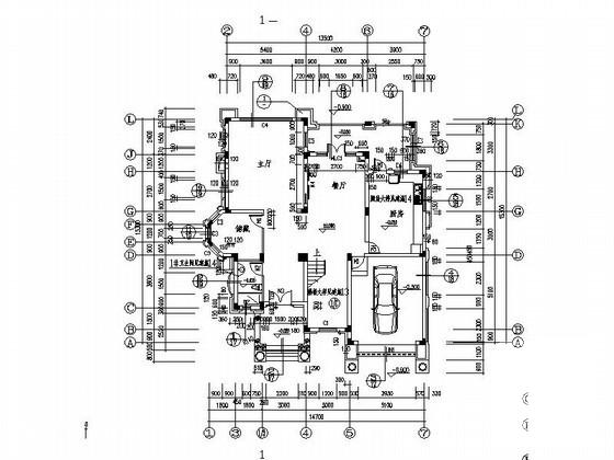 太阳城3层独栋别墅建筑CAD图纸（初设图纸） - 2