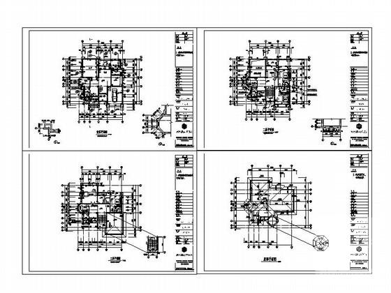 太阳城3层独栋别墅建筑CAD图纸（初设图纸） - 3