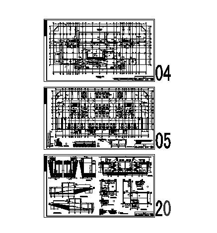 25层框架剪力墙结构现代住宅楼建筑施工CAD图纸 - 2