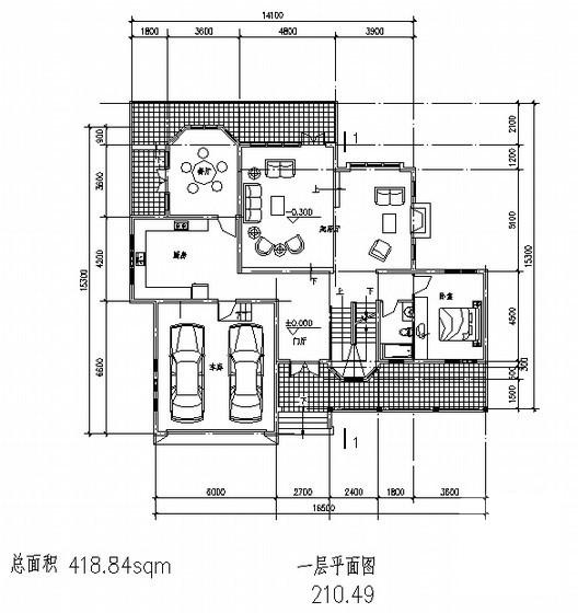 砌体结构2层别墅设计方案（带效果CAD图纸） - 2