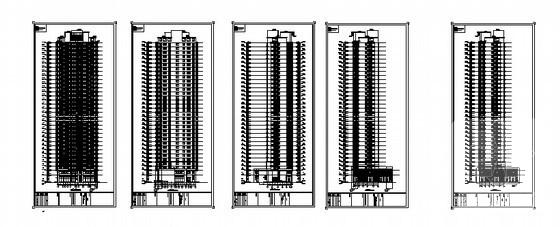 33层公寓商业工程3号楼裙楼外立面幕墙装饰工程建工CAD施工图纸（设计说明） - 3