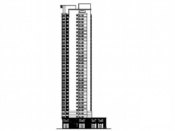 33层公寓商业工程3号楼裙楼外立面幕墙装饰工程建工CAD施工图纸（设计说明） - 5