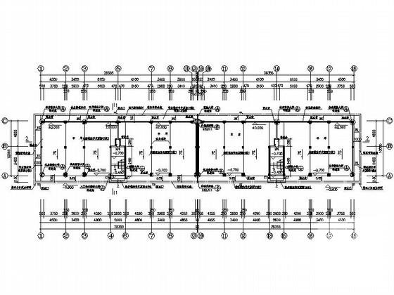 欧陆风格4层住宅楼建筑施工CAD图纸 - 4