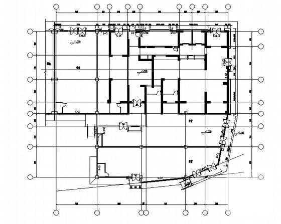 公寓商业工程2号楼裙楼外立面幕墙装饰工程建施CAD施工图纸（说明） - 4