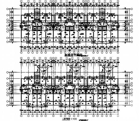 53米现代风格18层住宅楼建筑施工CAD图纸 - 4