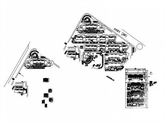 联排花园洋房建筑方案设计CAD图纸 - 3