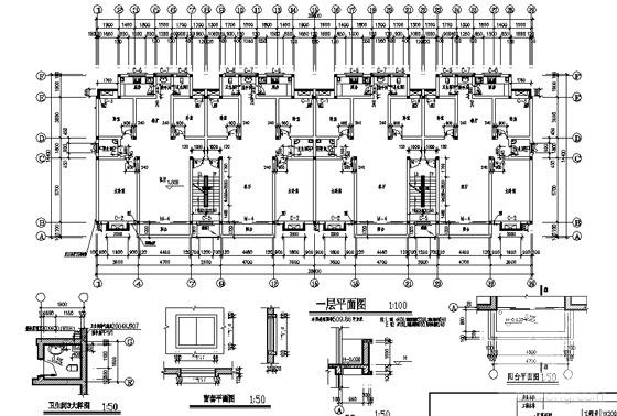 国际公馆路拆迁还建工程住宅楼建筑CAD施工图纸（节能设计） - 2