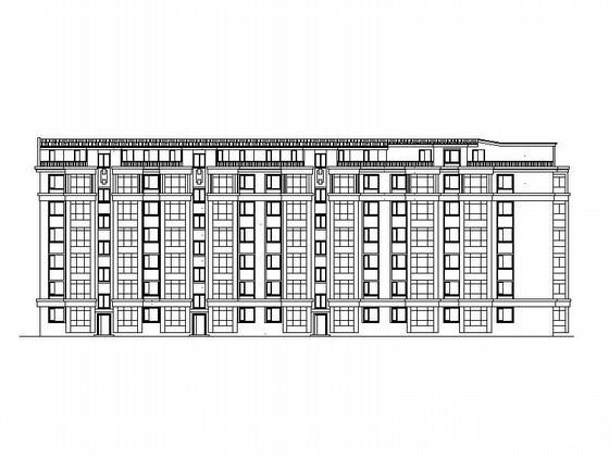 6层塔式住宅楼建筑CAD图纸（总） - 1