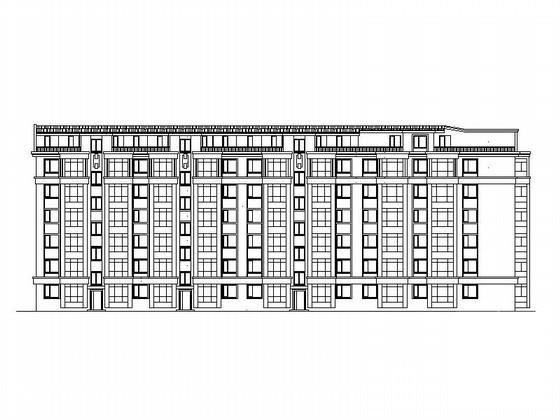 比较精美的6层塔式住宅楼建筑CAD图纸（（初设图纸）） - 4