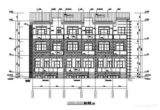 小区框架结构3层别墅住宅楼建筑施工套CAD图纸（节能设计计算及分析） - 5