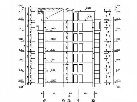 6层塔式住宅楼建筑设计CAD图纸（总） - 2