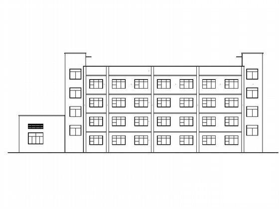 小学4层教师宿舍建筑施工CAD图纸 - 2