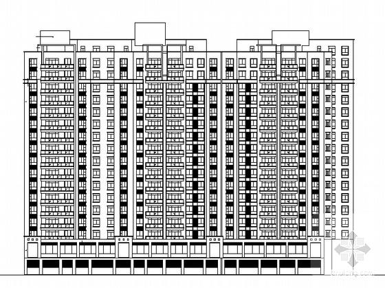 18层住宅楼建筑施工套CAD图纸（节能设计说明及勘察报告） - 2