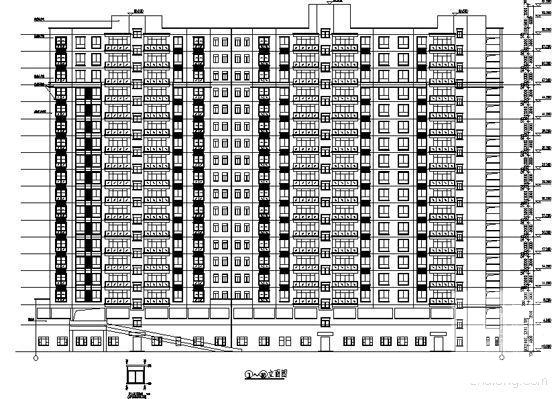 18层住宅楼建筑施工套CAD图纸（节能设计说明及勘察报告） - 4