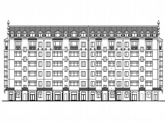 新城区7层砌体结构住宅楼建筑施工CAD图纸 - 3