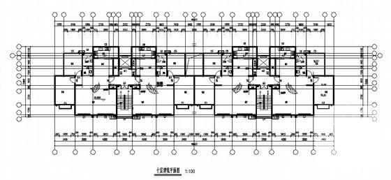 11层住宅楼建筑施工CAD图纸（热工计算书及节能设计专篇） - 4