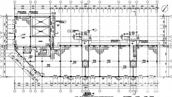 框架结构灾后重建8层商住楼建筑施工CAD图纸 - 1
