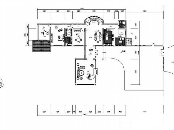 培训中心二套2层别墅建筑方案设计CAD图纸 - 1