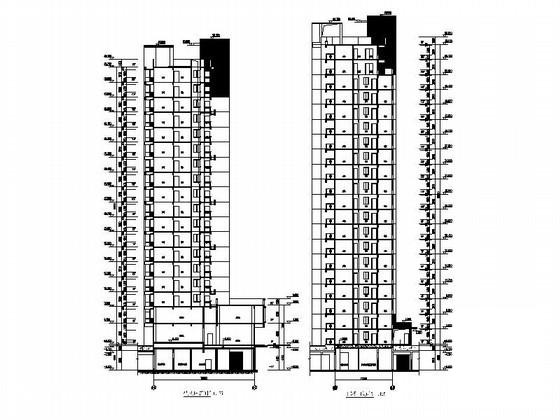 简单实用的经济适用房建筑CAD施工图纸 - 2