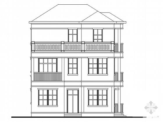 新农村实用砌体结构3层独栋别墅建筑施工CAD图纸 - 4
