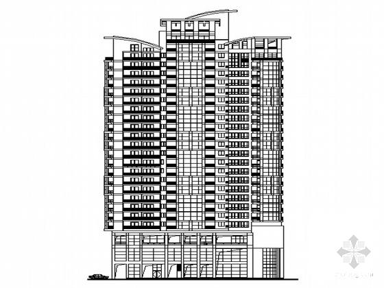 24层住宅楼建筑施工CAD图纸 - 4