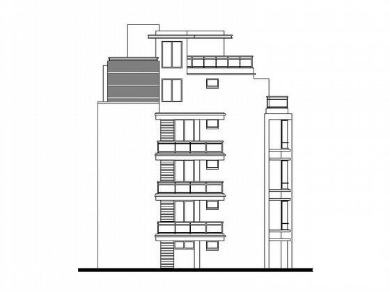 5层板式住宅楼建筑CAD施工图纸 - 1